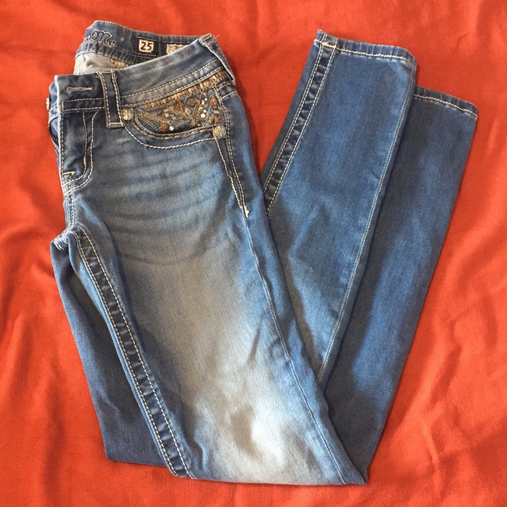 Miss me jeans. Signature skinny.